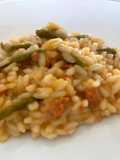 Risotto with Sausage and Asparagus