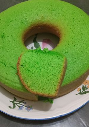 Foto resep Bolu Pandan Santan Panggang