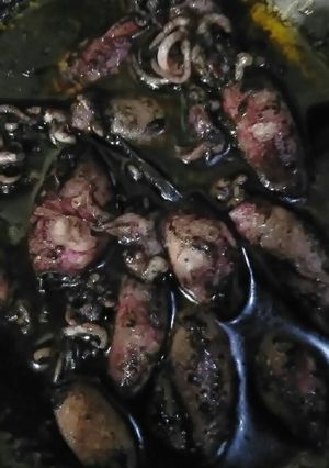 Foto resep Cumi kuah hitam