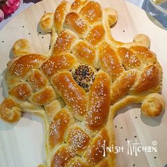 A picture of Khachkar Easter Bread.
