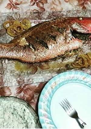 صورة لوصفة سمك محشي