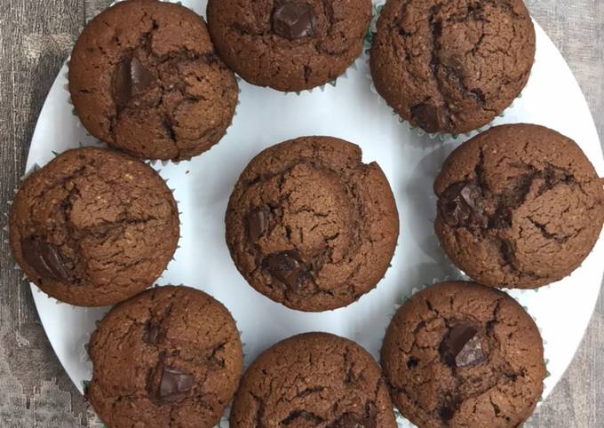 Recette Délicieuse Muffins inratables au chocolat