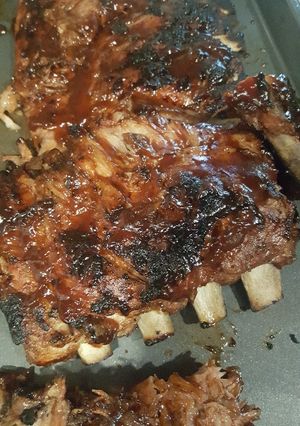 A picture of Instant pot pork ribs.