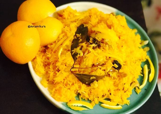 Komola Pulao: Narangi/Orange Pulao/Rice