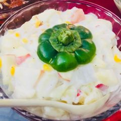 A picture of Apple 🍎 Salad.