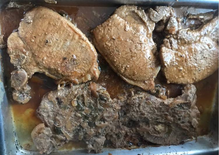 Bisteca Suína ao Suco de Caju - Tudogosreceitas