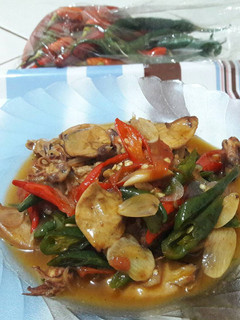 Foto resep Cumi Asin Cabe Ijo Saos Tiram
