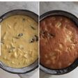 Gâteau pommes et pruneaux