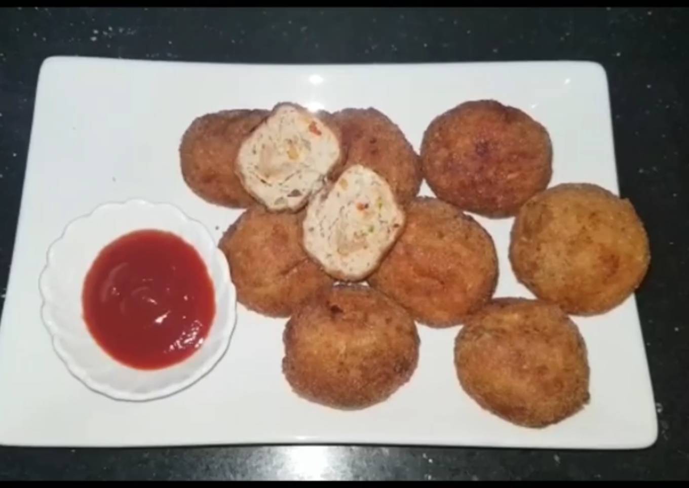 Fried chicken balls