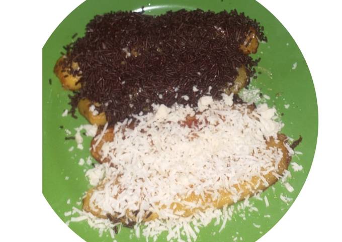 Sale pisang coklat keju mudah