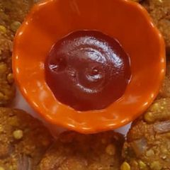 Chana dal wada A picture of Chana dal wada.