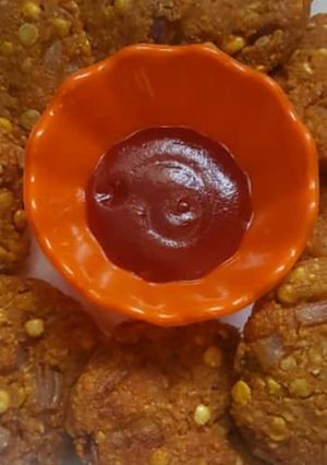 A picture of Chana dal wada.