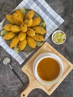 صورة لوصفة كبة الارز العراقيه سهلة و لذيذة 🌙