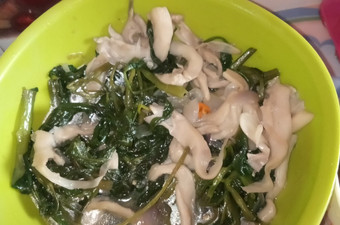 Resep Tumis kangkung dan jamur Anti Gagal