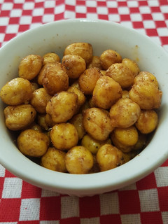 Una foto de Garbanzos tostados en freidora de aire