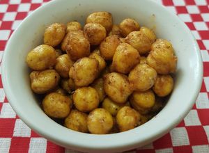 Una foto de Garbanzos tostados en freidora de aire