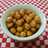 Garbanzos tostados en freidora de aire