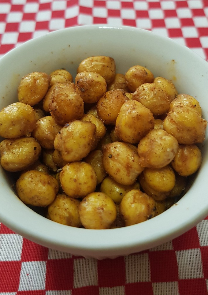 Una foto de Garbanzos tostados en freidora de aire