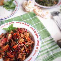 A picture of Jambal pedas.