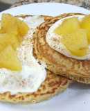 Pancakes Saludables de Avena, Canela y Manzana