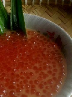 Foto resep Bubur mutiara kuah gula merah