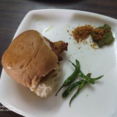 A picture of Vada pav.