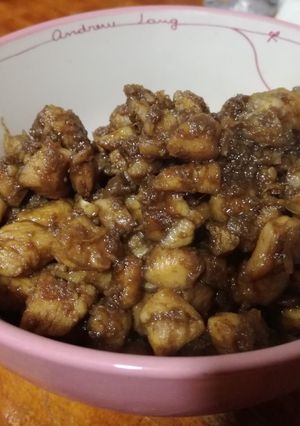 Una foto de Pollo agridulce