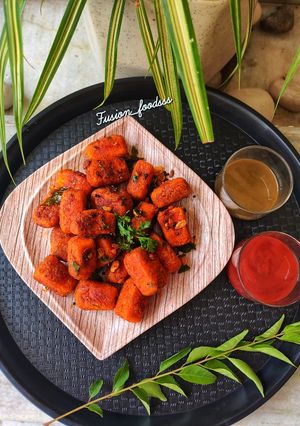 A picture of Paneer 65.