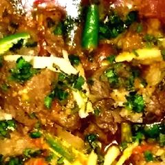 A picture of Mutton karahi.