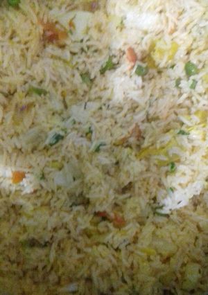A picture of Mix Veg Peas Pulav.