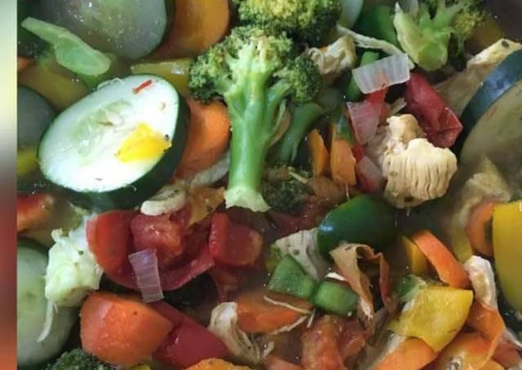 Italian chicken stir fly and vegetables