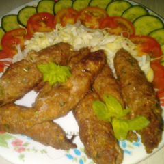 Makhni seekh kabab A picture of Makhni seekh kabab.