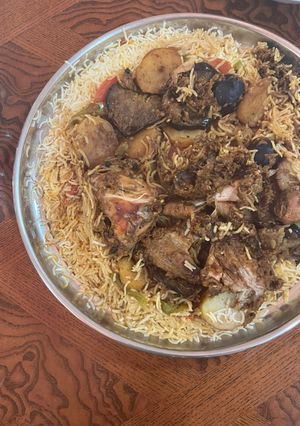 صورة لوصفة مقلوبة بالدجاج