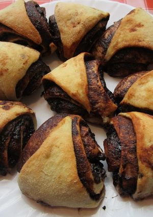 Kakaós háromszögek recept fotója