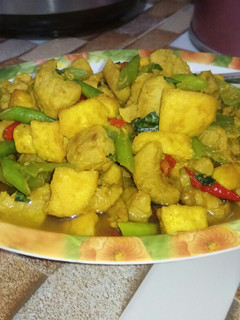 Foto resep Tuna tahu buncis kemangi bumbu kuning