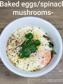 A picture of Individual egg bake.