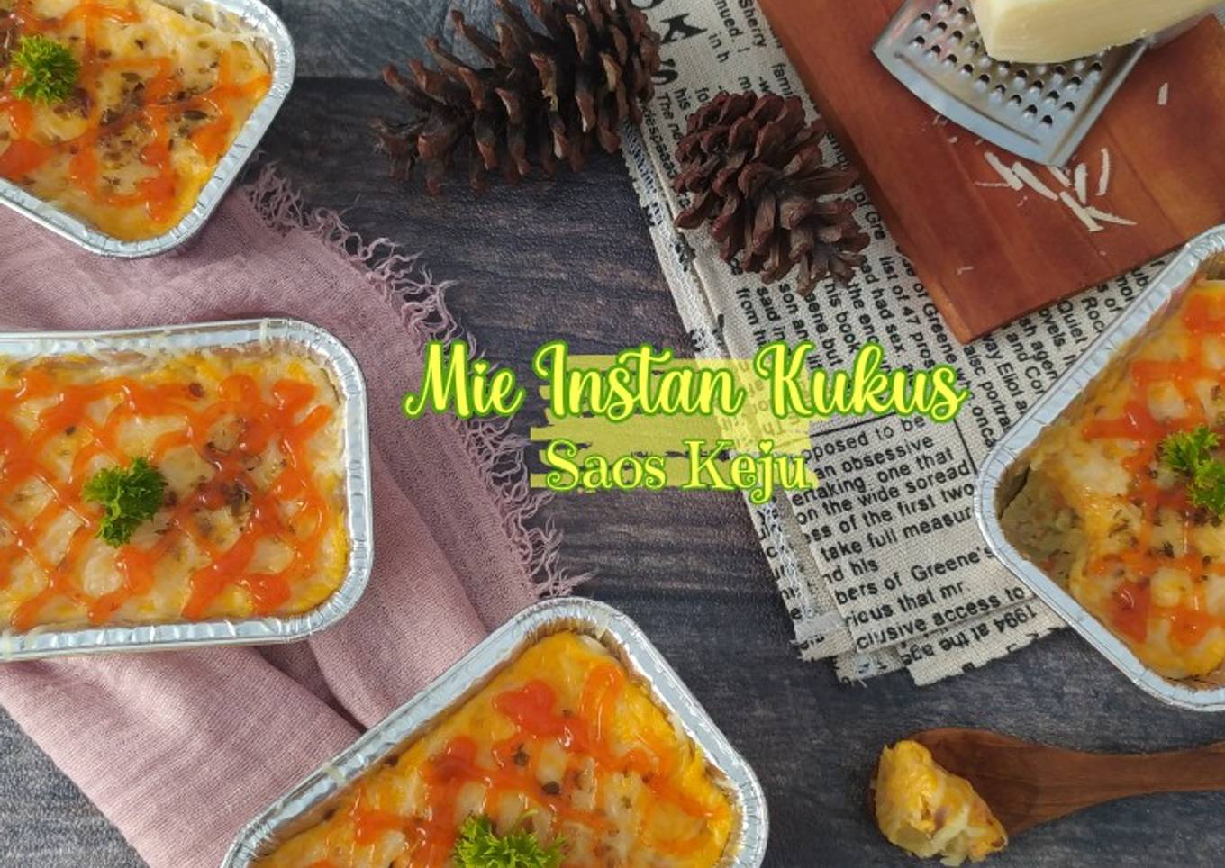 Mie Instan Kukus Saos Keju