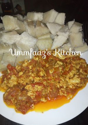 A picture of Egg sauce.