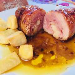 Una foto de Muslo de pollo relleno