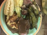 Una foto de bistec a la olla