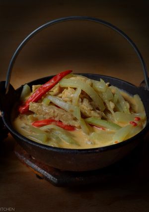Foto resep Lodeh tempe labu Siam