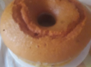 Una foto de Bizcochuelo de flan de dulce de leche