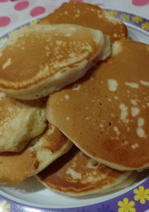 Una foto de Hotcakes de limón 🥞🍋