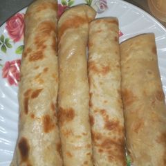 Coconut milk chappati(very soft and layered) A picture of Coconut milk chappati(very soft and layered).
