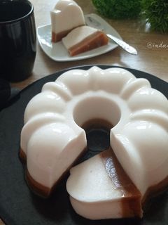 Foto resep Puding Busa Tape Keju Lapis Gula Jawa