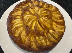 Une photo de Gâteau aux pommes et au skyr
