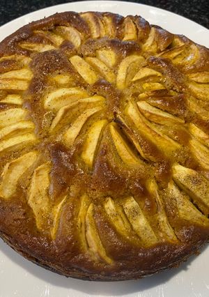 Une photo de Gâteau aux pommes et au skyr