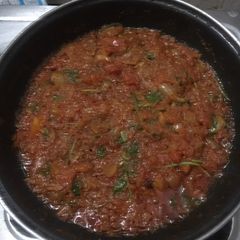 A picture of Dry prawns curry.