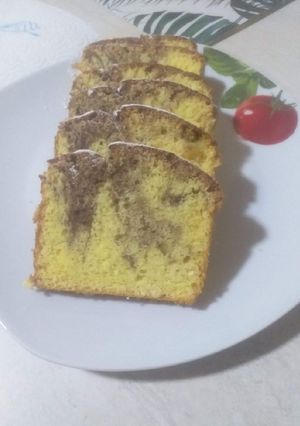 O poză a rețetei Chec marmorat.
