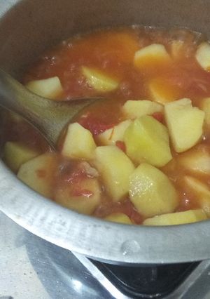 A picture of Stewed potatoes.